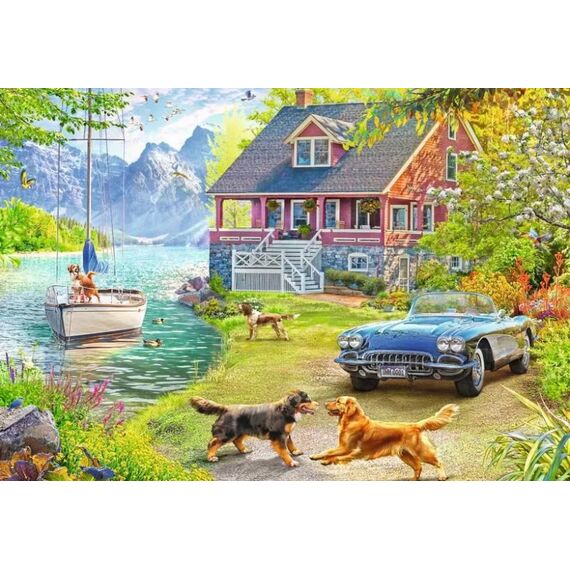 Ravensburger Puzzle Summer Lake House, 2 image