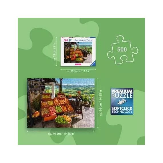 Ravensburger 12001814 Puzzlespiel 500 Stück(e) Landschaft, 3 image