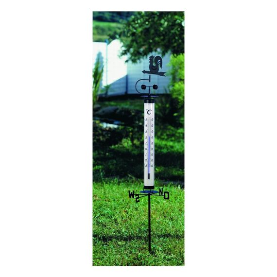 TFA-Dostmann 12.2035 Umgebungsthermometer Mechanisches Umgebungsthermometer Drinnen/Draußen Schwarz, Weiß