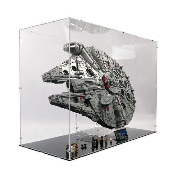 iDisplayit EC903965-BLK-MK2 Vitrine Schwarz, Transparent