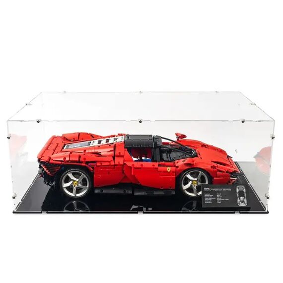 iDisplayit EC653924-BLK Vitrine Schwarz, Transparent, 3 image