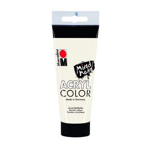 Marabu 12010050070 Acrylfarbe 100 ml Weiß Tube