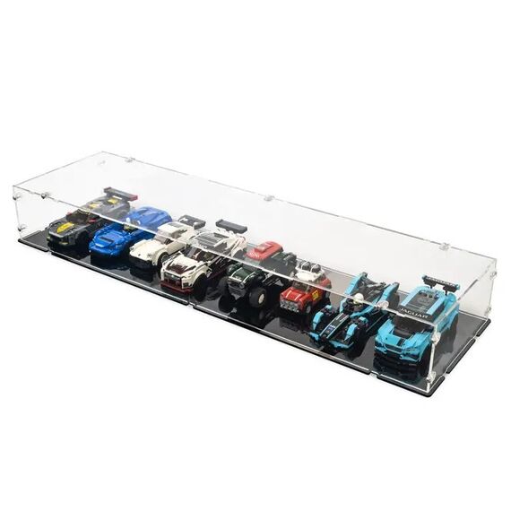 iDisplayit EC782110NS-BLK Vitrine Schwarz, Transparent