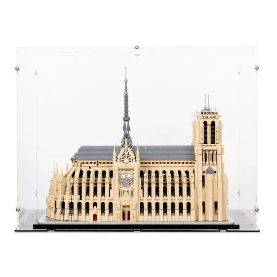 iDisplayit EC472636NS-BLK Vitrine Schwarz, Transparent