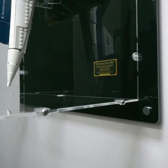 iDisplayit QWC4722110-BLK Vitrine Schwarz, Transparent, 3 image