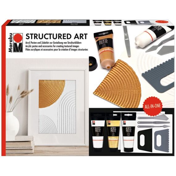 Marabu 1202000000088 Acrylfarbe 100 ml Gold, Sand, Weiß Tube