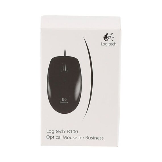 Logitech B100 Maus Büro Beidhändig USB Typ-A Optisch 800 DPI, 6 image