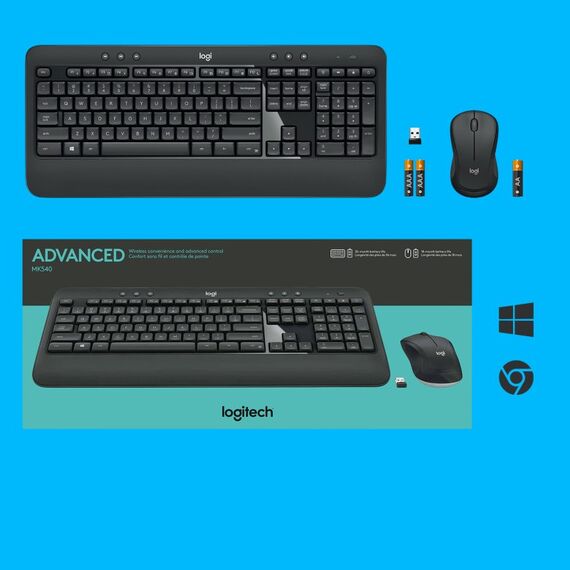 Logitech 920-008677 Tastatur Maus enthalten Universal RF Wireless QWERTZ Schweiz Schwarz, 11 image
