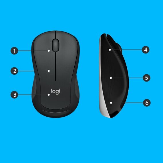 Logitech MK540 Advanced Tastatur Maus enthalten Universal RF Wireless QWERTY US International Schwarz, 9 image