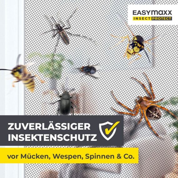 EASYmaxx 12040 Fensterscheibe Vorgerahmtes Siebgewebe Nylon, 4 image