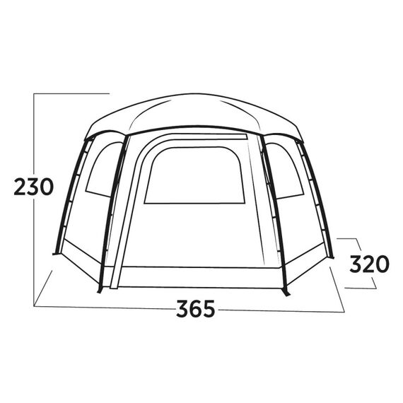 Easy Camp Sandland Yurt Sand Kuppel-/Iglu-Zelt, 3 image