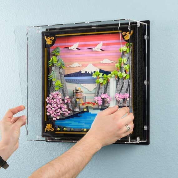 iDisplayit QWA361236-BLK Vitrine Transparent, 2 image