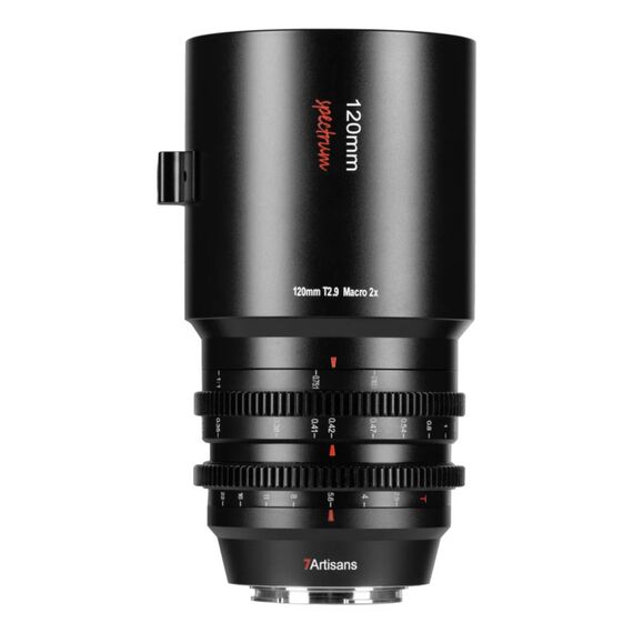 7Artisans 120mm T2.9 Full-frame Macro 2X, Nikon Z MILC Makroobjektiv Schwarz