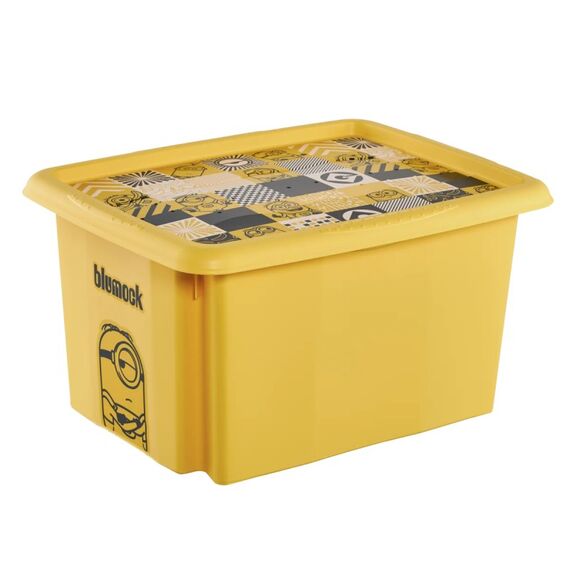 keeeper Karolina Aufbewahrungsbox Rechteckig Polypropylen (PP) Schwarz, Gelb, Grau, Farbe: Schwarz, Gelb, Grau