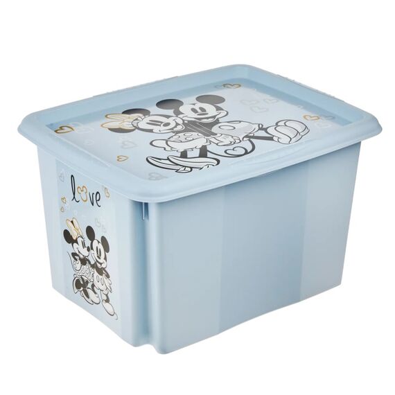 keeeper Karolina Aufbewahrungsbox Rechteckig Polypropylen (PP) Schwarz, Blau, Weiß, Farbe: Schwarz, Blau, Weiß