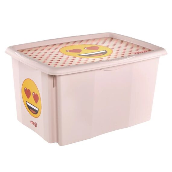 keeeper Karolina Aufbewahrungsbox Rechteckig Polypropylen (PP) Pink, Rot, Weiß, Gelb, Farbe: Pink, Rot, Weiß, Gelb