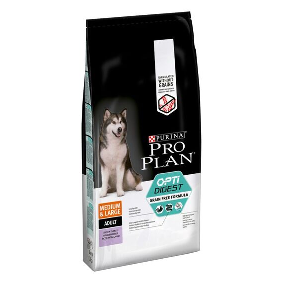 Purina Pro Plan Medium & Large Adult Grain Free 12 kg Truthahn
