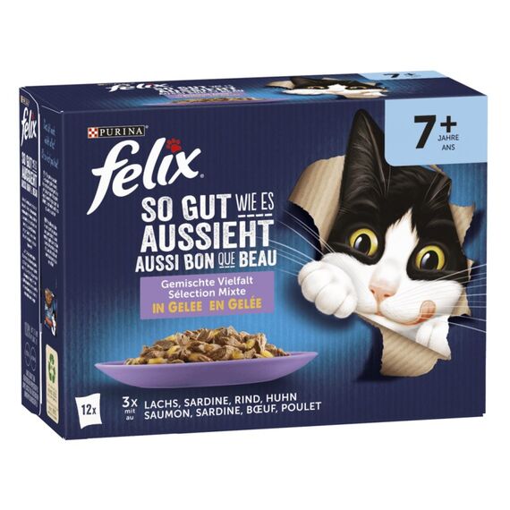 Felix 12448405 Katzen-Dosenfutter 85 g