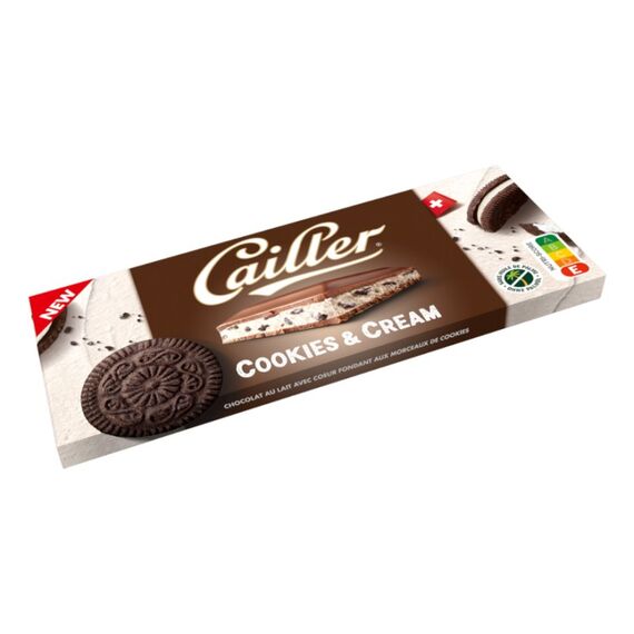 Cailler Filled Cookie Cream Tafel 96 g, 3 image
