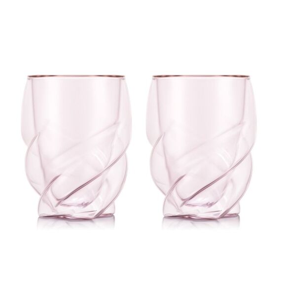 Bodum 12596-674 Wasserglas Pink 2 Stück(e) 270 ml, Farbe: Pink