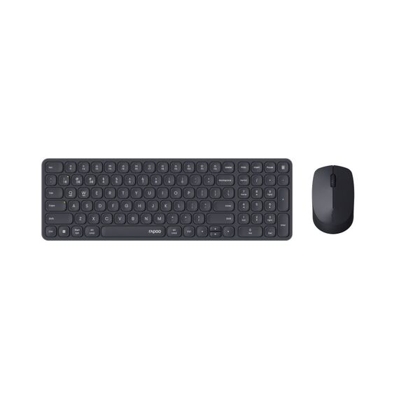 Rapoo 9310M Tastatur Maus enthalten Haus USB QWERTY Schwarz