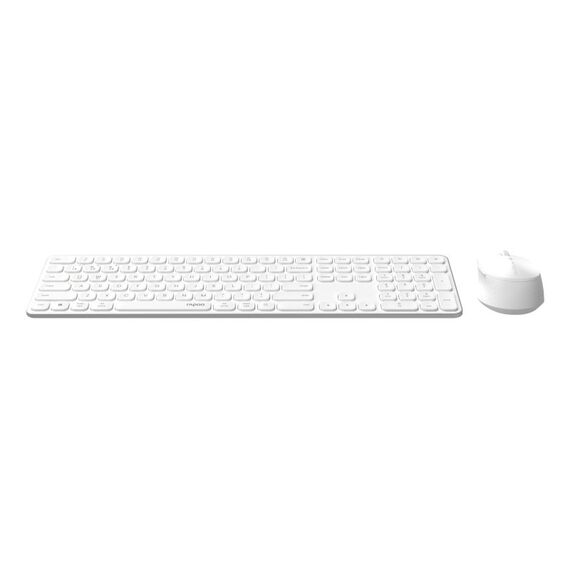Rapoo 9810M Tastatur Maus enthalten Universal Bluetooth Weiß, Farbe: Weiß, 3 image