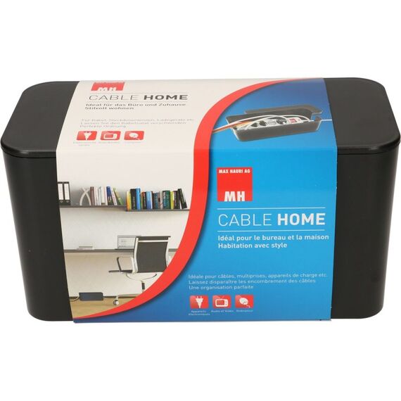 Max Hauri AG Cable Home Cable Facility Box Flur Kabelgehäuse Schwarz 1 Stück(e)