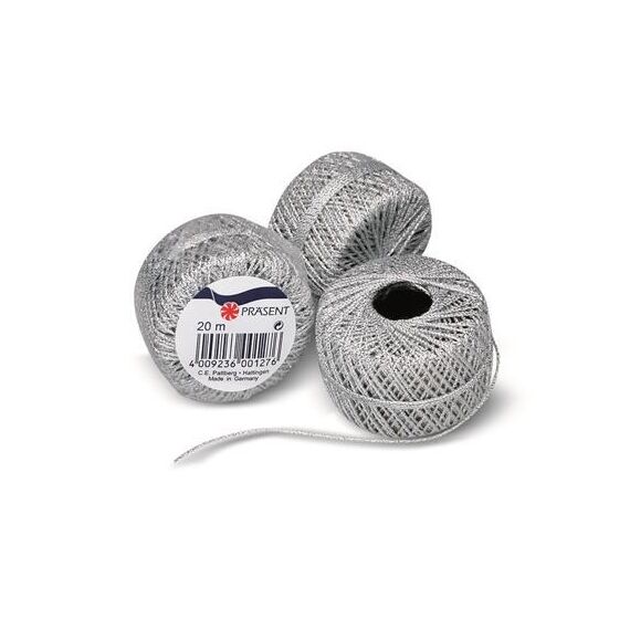 Pattberg WOLGA silber 15 x 20 m Kordel Ø 2 mm