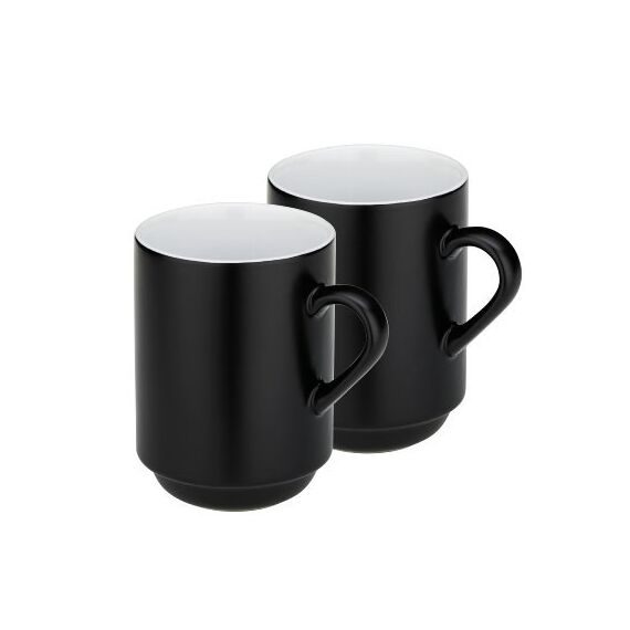 Kela Mattia Tasse Schwarz Universal 2 Stück(e), Farbe: Schwarz