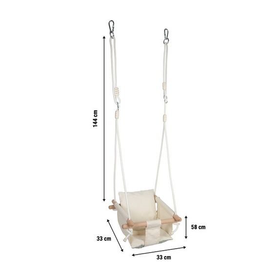 Small foot 12800 Babyschaukel Drinnen/Draußen Baby-Schaukelgestell 1 Sitz(e) Beige, 10 image