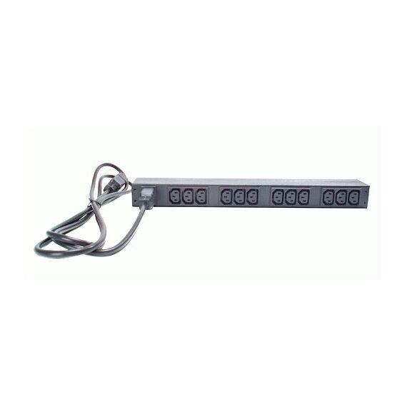APC Rack PDU, Basic, 1 HE, 16 A, 208/230 V, (12) C13, 2 image