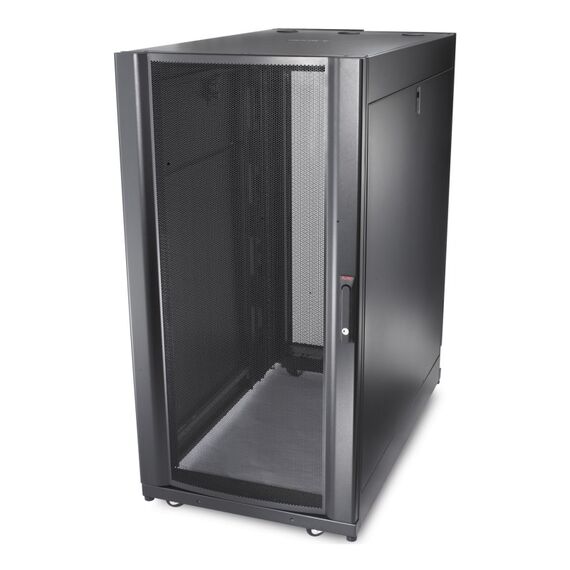 APC NetShelter SX, 24 HE Server Rack-Gehäuse, 600 mm x 1070 mm, mit schwarzen Seitenteilen