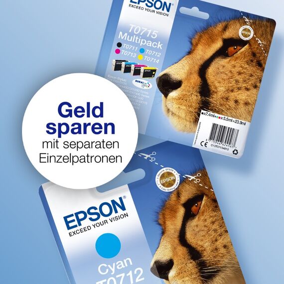 Epson Singlepack Magenta T0713 DURABrite Ultra Ink, 3 image