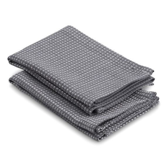 Kela CAJA Grau Bambus, Baumwolle Waschlappen, Farbe: Grau