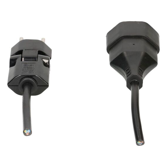 Max Hauri AG 129051 Stromkabel Schwarz 1 m T12 T13, 3 image