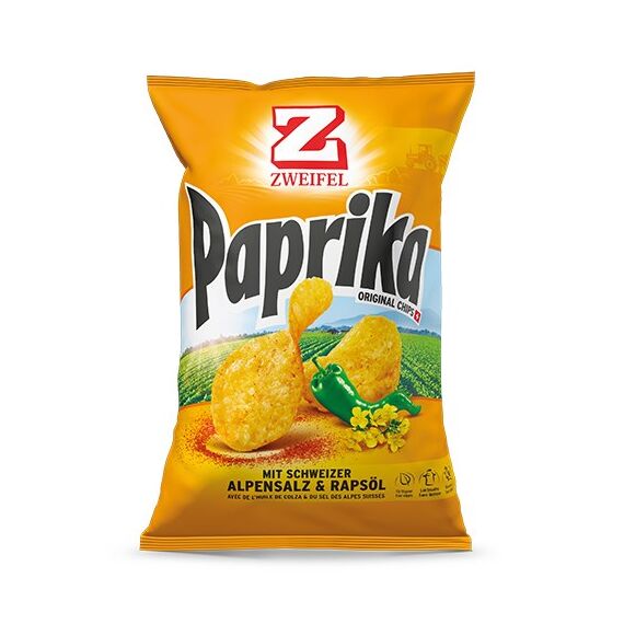 Zweifel Original Paprika 90 g Kartoffelchips