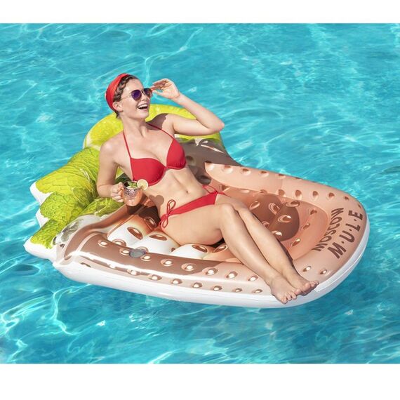 Bestway 13.43249 Aufblasbares Spielzeug für Pool & Strand Braun, Grün Einfarbig PVC Schwimmende Matratze, 3 image