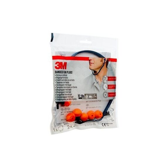 3M 1310C1 Ohrstopfen Wiederverwendbarer Ohrstöpsel Blau, Gelb, 5 image