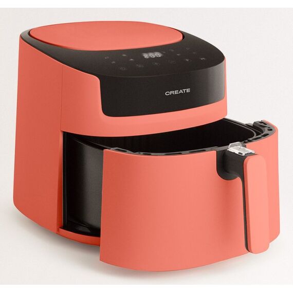 CREATE AIR PRO LARGE Einzelbild 6,2 l Eigenständig 1800 W Heißluftfritteuse Terrakotta, 6 image