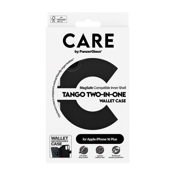 PanzerGlass CARE™ by ® Tango 2-in-1 Wallet Case m. MagSafe iPhone 16 Plus, 3 image