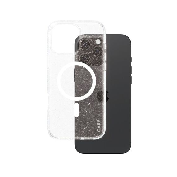 PanzerGlass CARE™ by ® Star Lit Case m. Weiß MagSafe iPhone 16 Pro Max