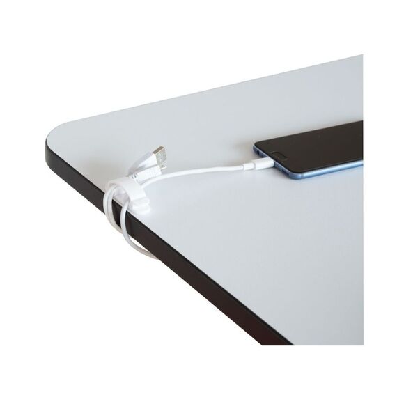 Max Hauri AG 135360 Kabel-Organizer Tisch/Bank Kabelklemme Weiß 8 Stück(e), 5 image