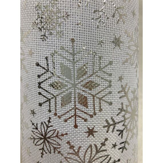 dameco 13552 Christbaumschmuck Schneeflocken-Weihnachtsschmuck Polyester Weiß 1 Stück(e), 2 image