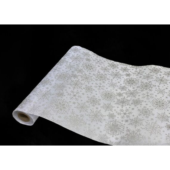 dameco 13552 Christbaumschmuck Schneeflocken-Weihnachtsschmuck Polyester Weiß 1 Stück(e), 3 image