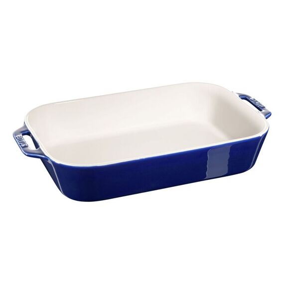 Staub 40511-149-0 4,4 l Rechteckig Keramik Auflaufform, Farbe: Blau