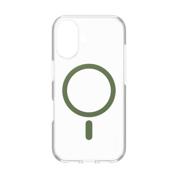 PanzerGlass CARE™ by ® Urban Combat Case Transparent m. Grün MagSafe iPhone 16, 3 image
