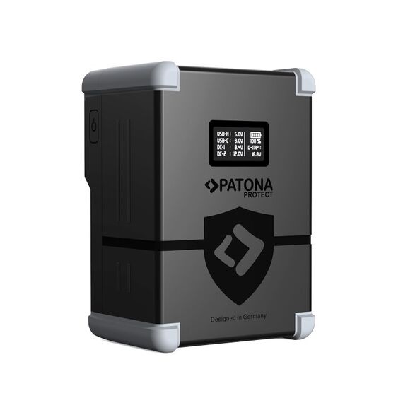 PATONA PROTECT V-Mount Akku V99-PD100 99Wh USB-C USB-A D-Tap 2xDC-out