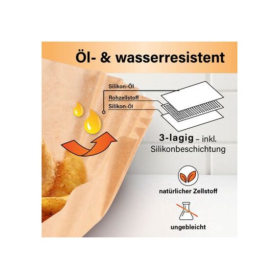 Gourmetmaxx 13873 Friteuse Zubehör Backblech Braun, 2 image