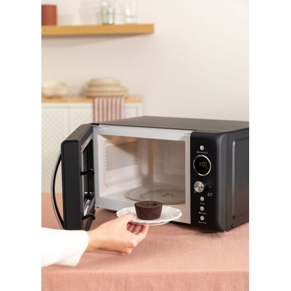 CREATE Retro Schwarz, Chrom Kombi-Mikrowelle Arbeitsplatte 20 l 700 W, 5 image