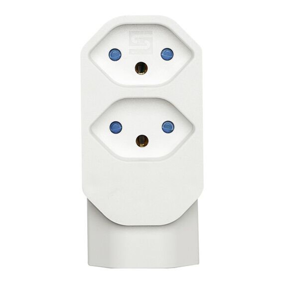 Steffen 14 97 1132 Netzstecker-Adapter Typ J Weiß